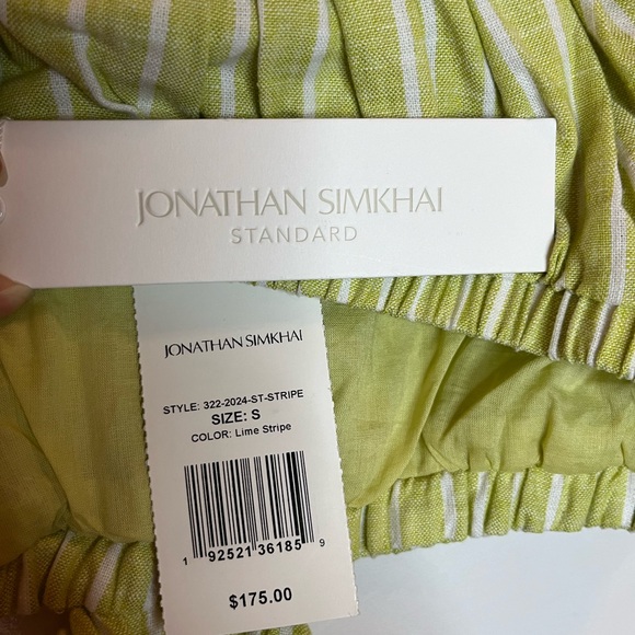 JONATHAN SIMKHAI STANDARD Hutton Crop Top NWT, S - Picture 6 of 8